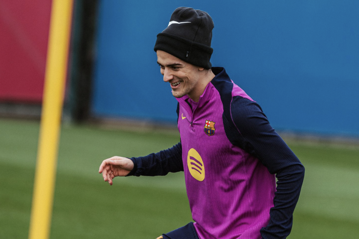 Гави вернулся к тренировкам с «Барселоной»